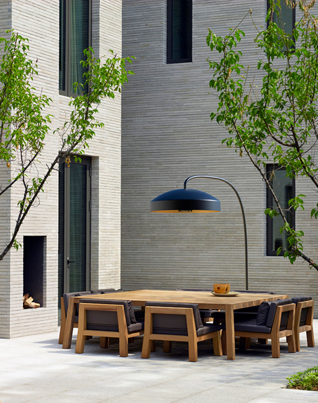DISC heated floor lamp