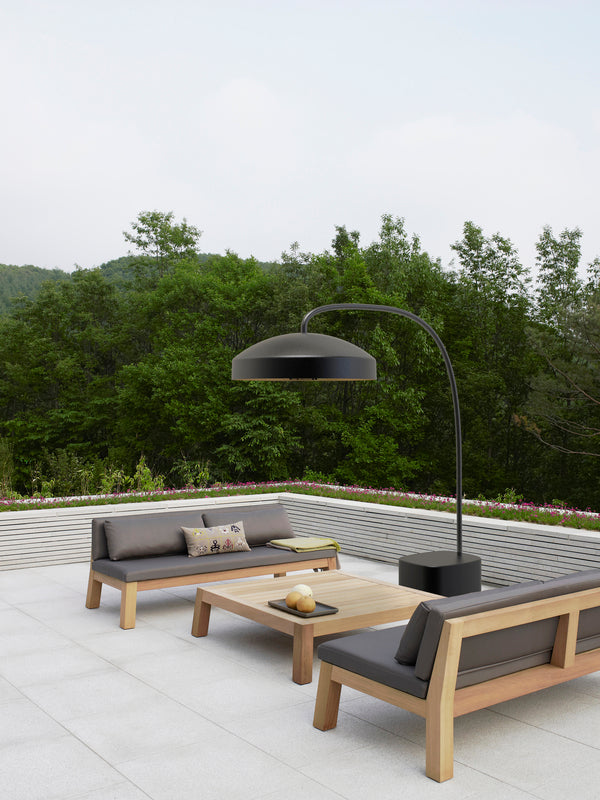 DISC heated floor lamp