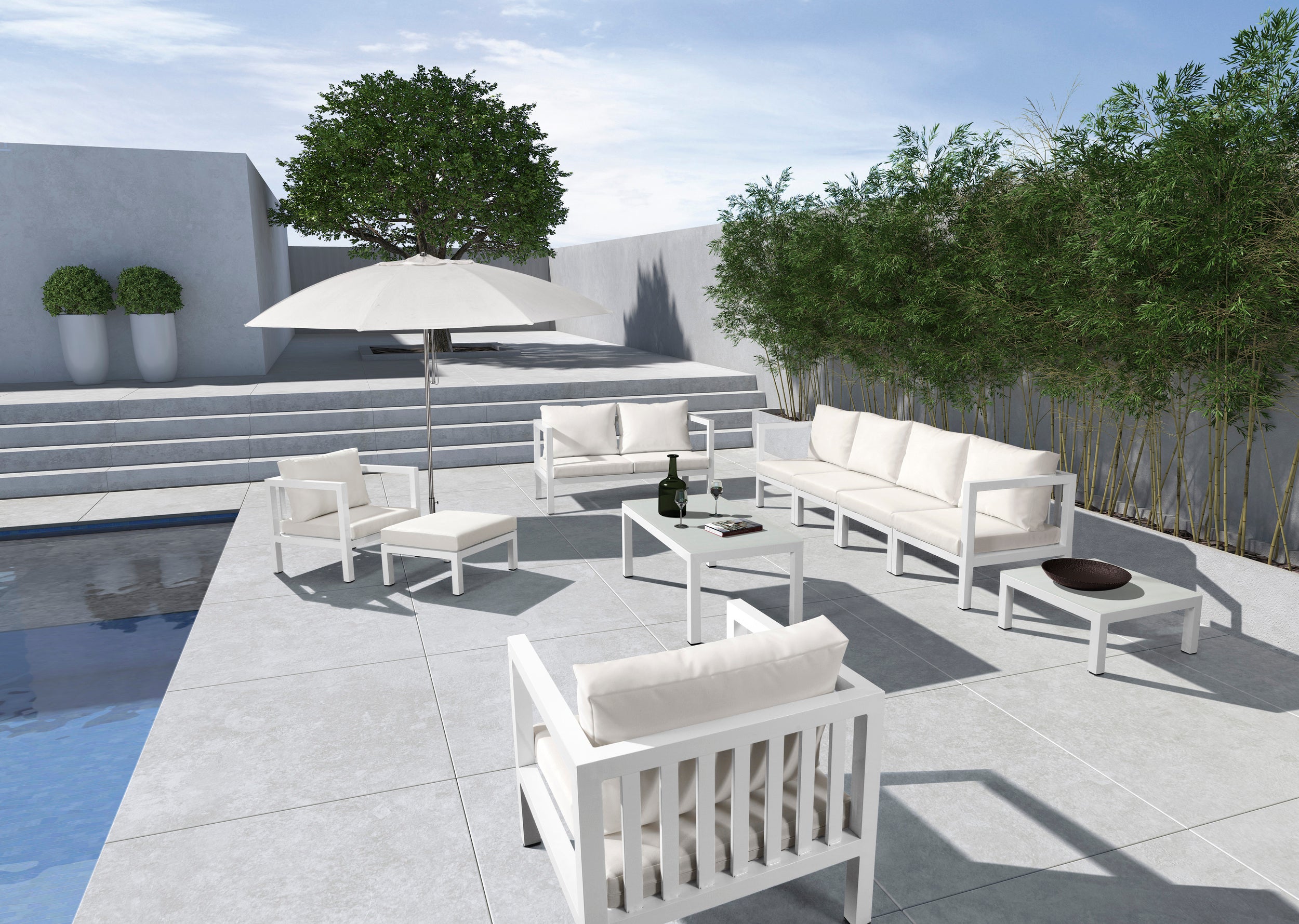 Fauteuil CURTIS – mobilier de jardin contemporain et confortable.