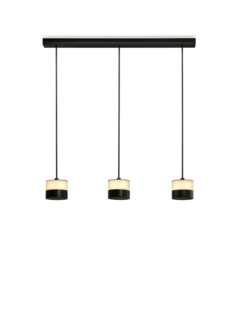 Set of 3 timeless designer lamps with GLOW heating
