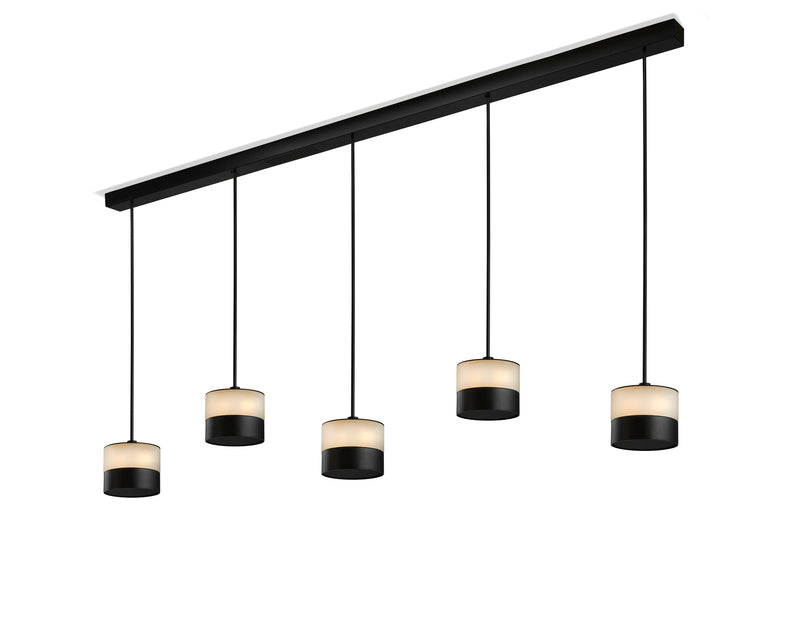 Set de 5 lampes design intemporelle avec chauffage GLOW