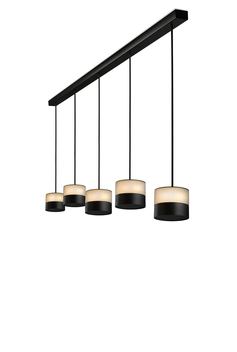 Set of 5 timeless designer lamps with GLOW heating