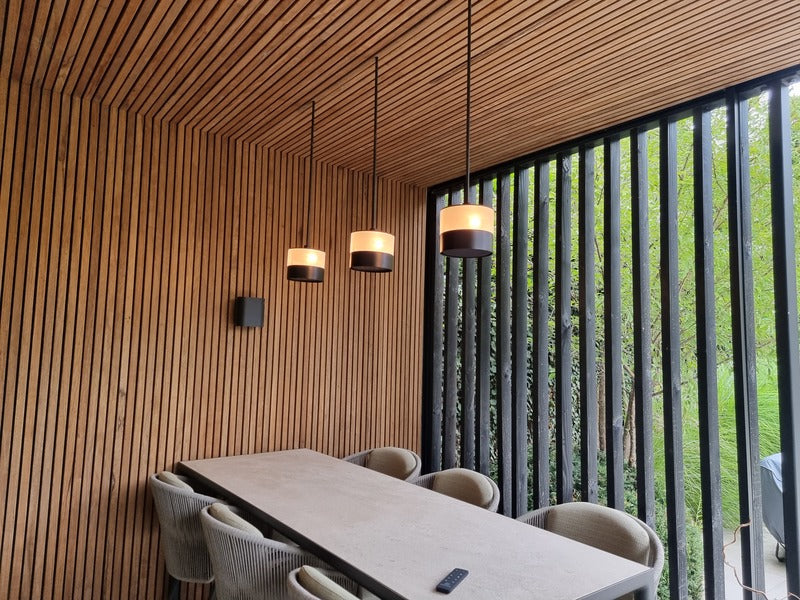 Set de 3 lampes design intemporelle avec chauffage GLOW