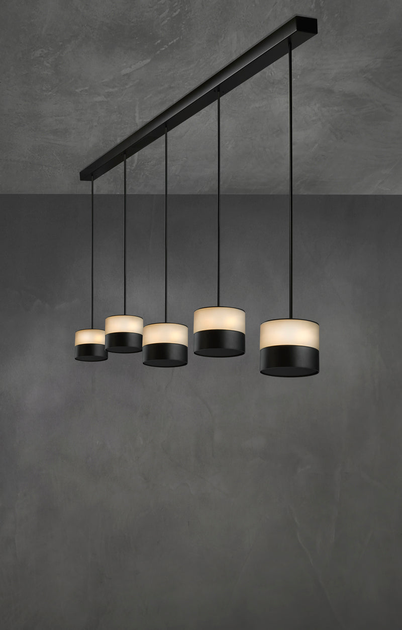 Set of 5 timeless designer lamps with GLOW heating