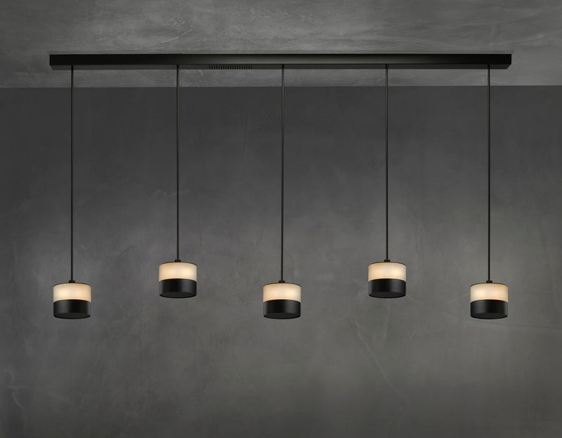 Set of 5 timeless designer lamps with GLOW heating