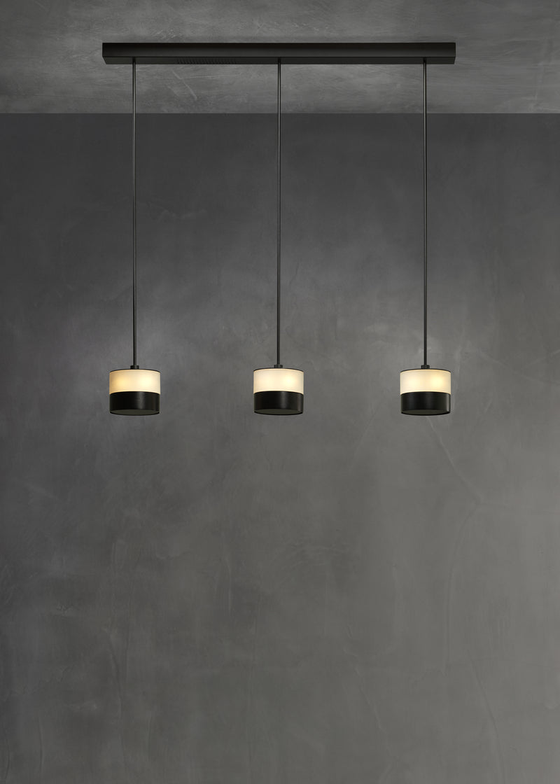Set of 3 timeless designer lamps with GLOW heating