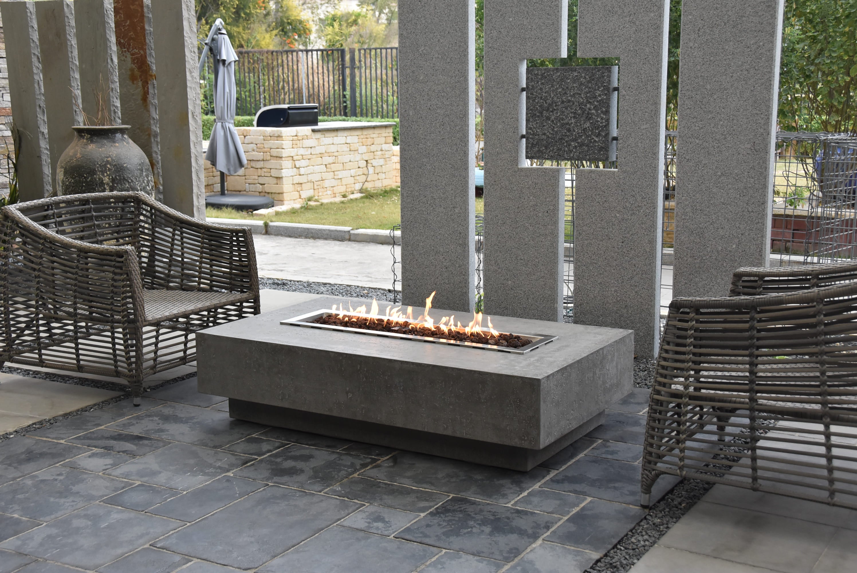 HAMPTON Brazier Garden Table