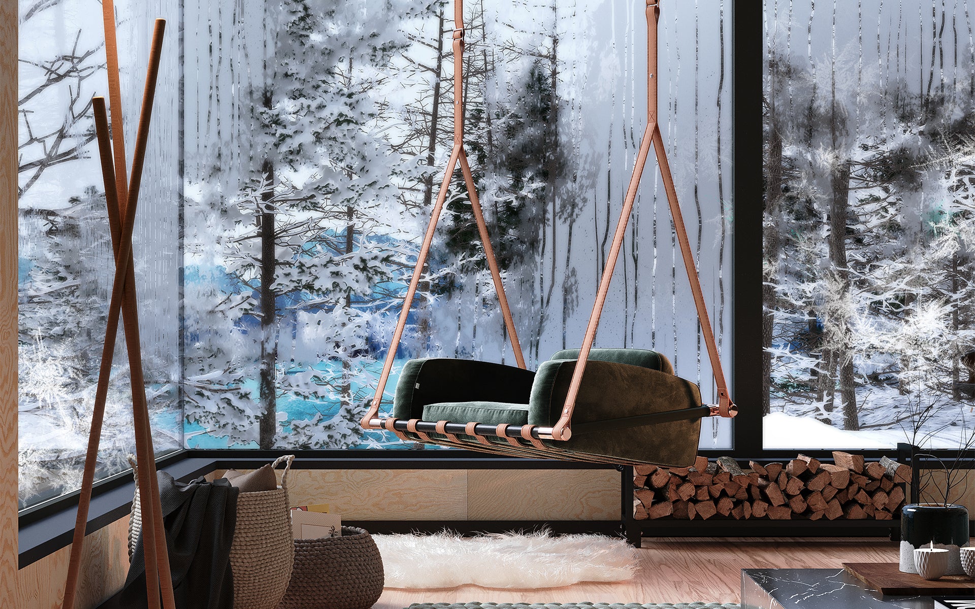 Fauteuil suspendu de la fable