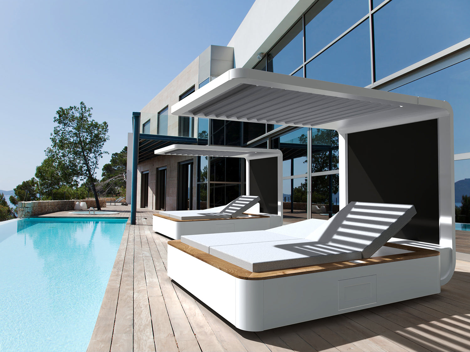 NOKORI Manual Sun Lounger