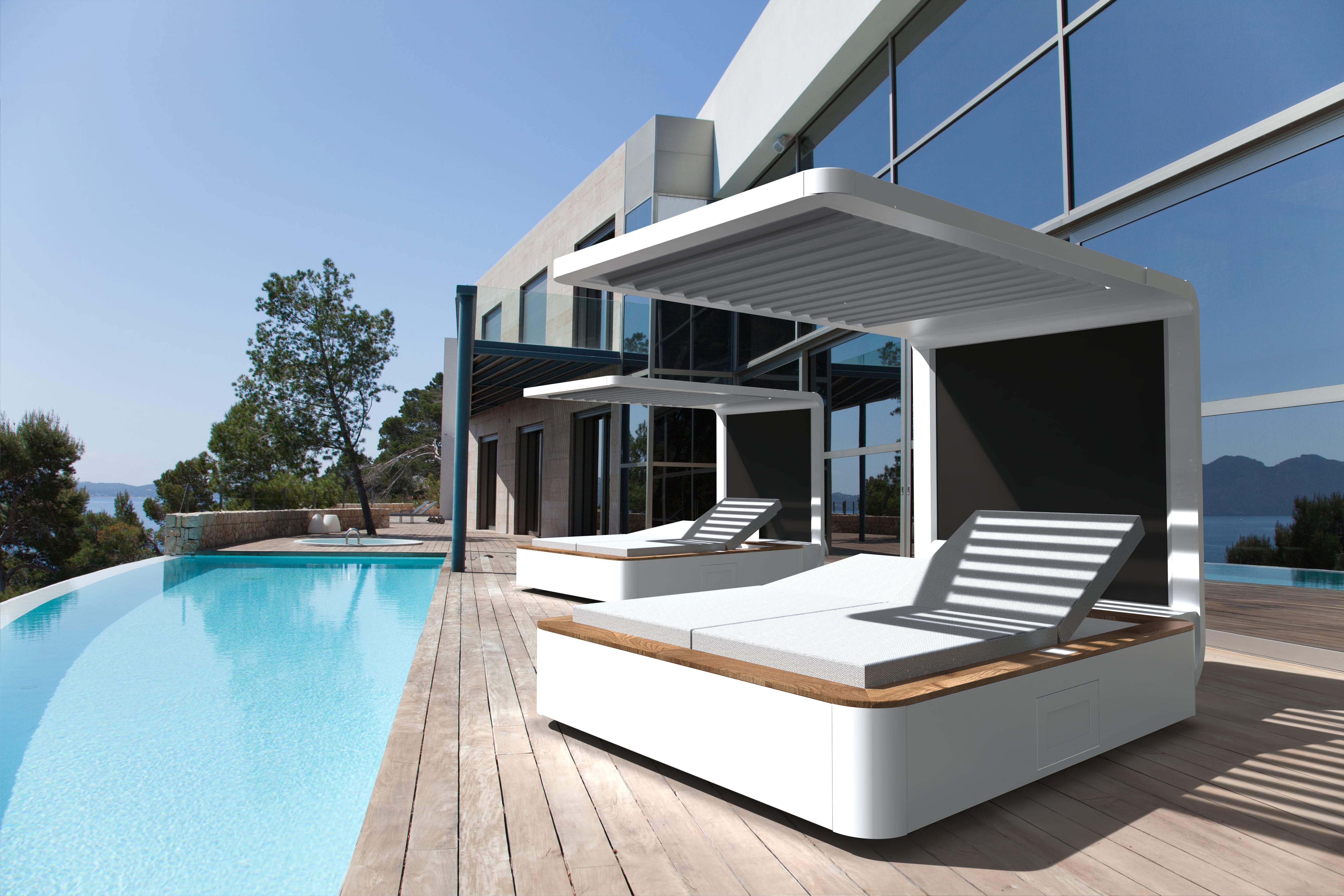 NOKORI Manual Sun Lounger