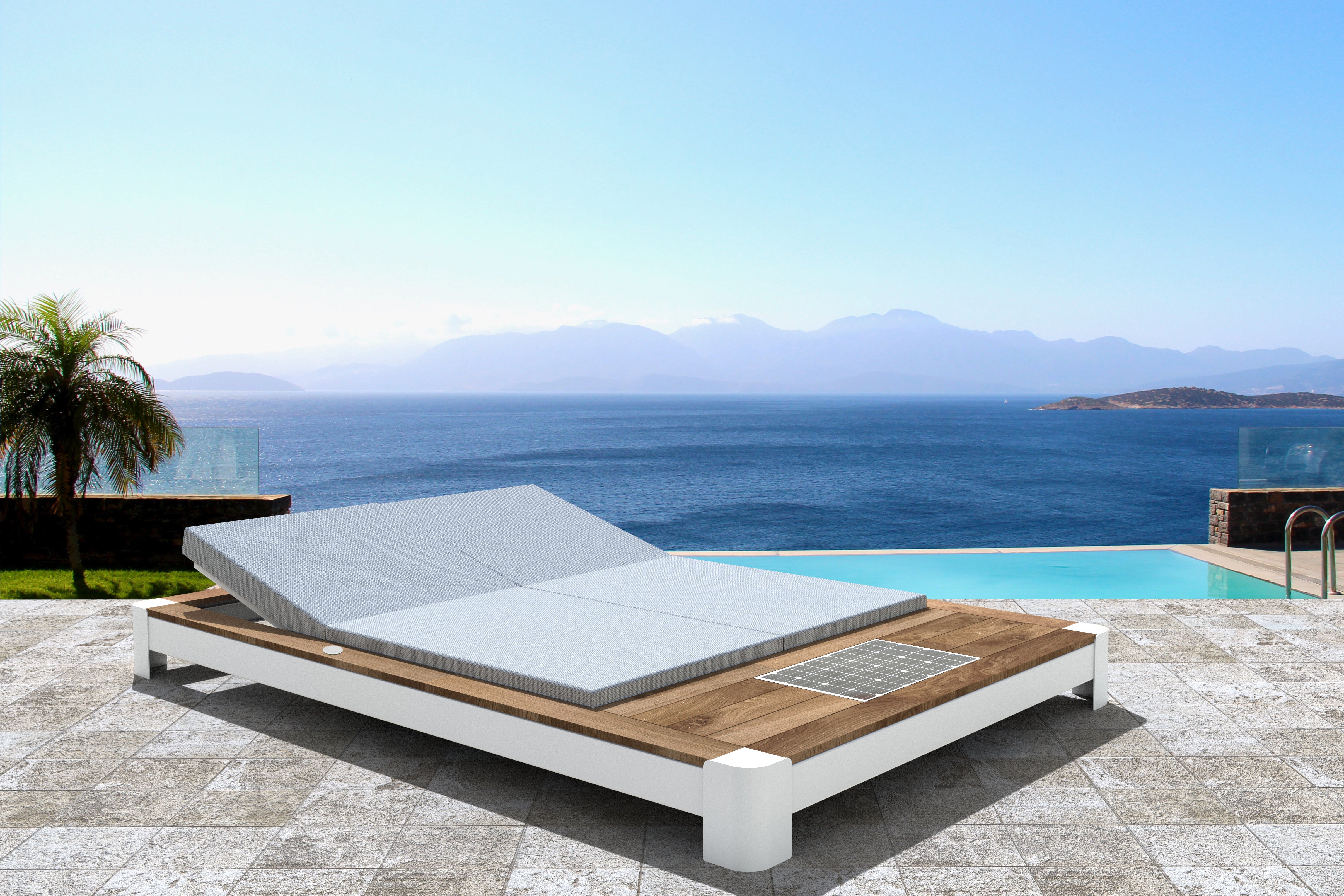 NAXOS Manual Sun Lounger