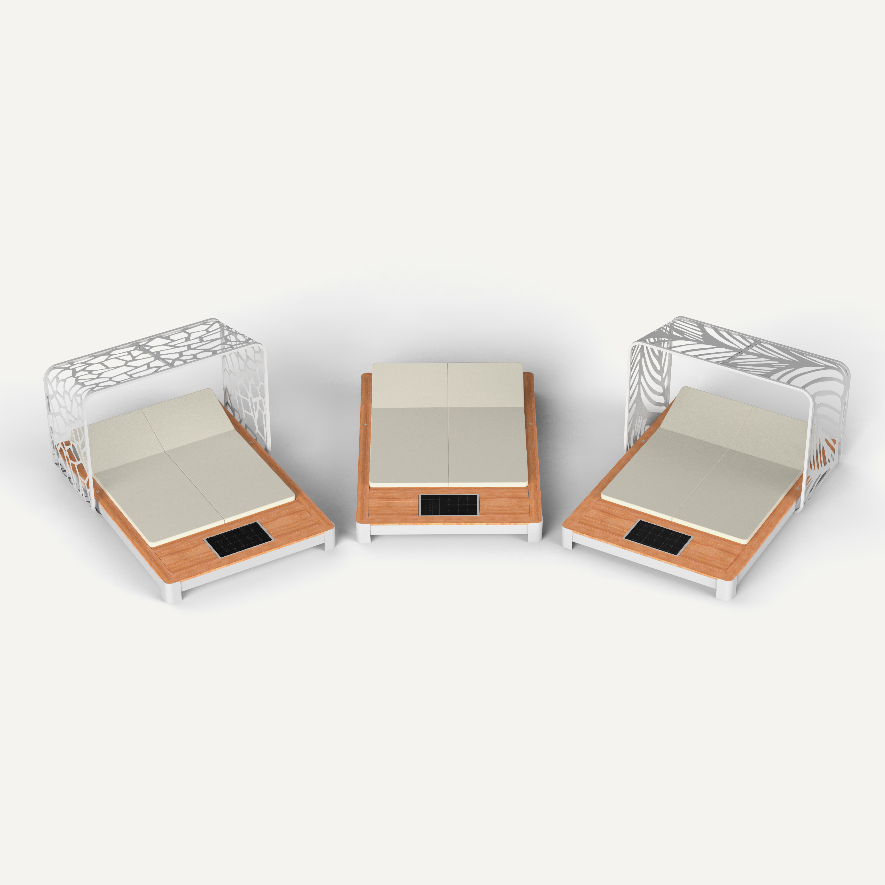 NAXOS Manual Sun Lounger