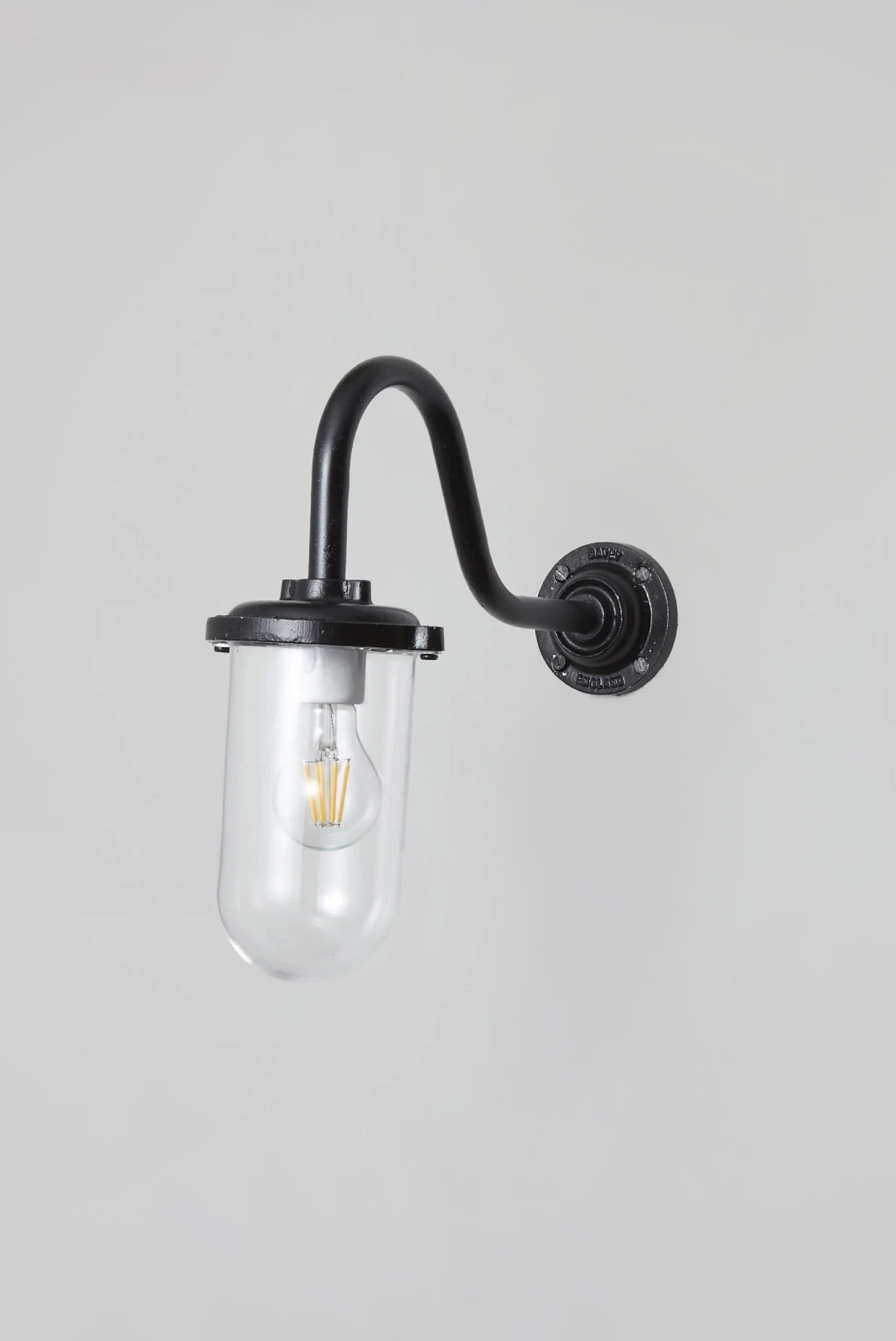 Applique coudée, 100W, Fixation murale simple 7672