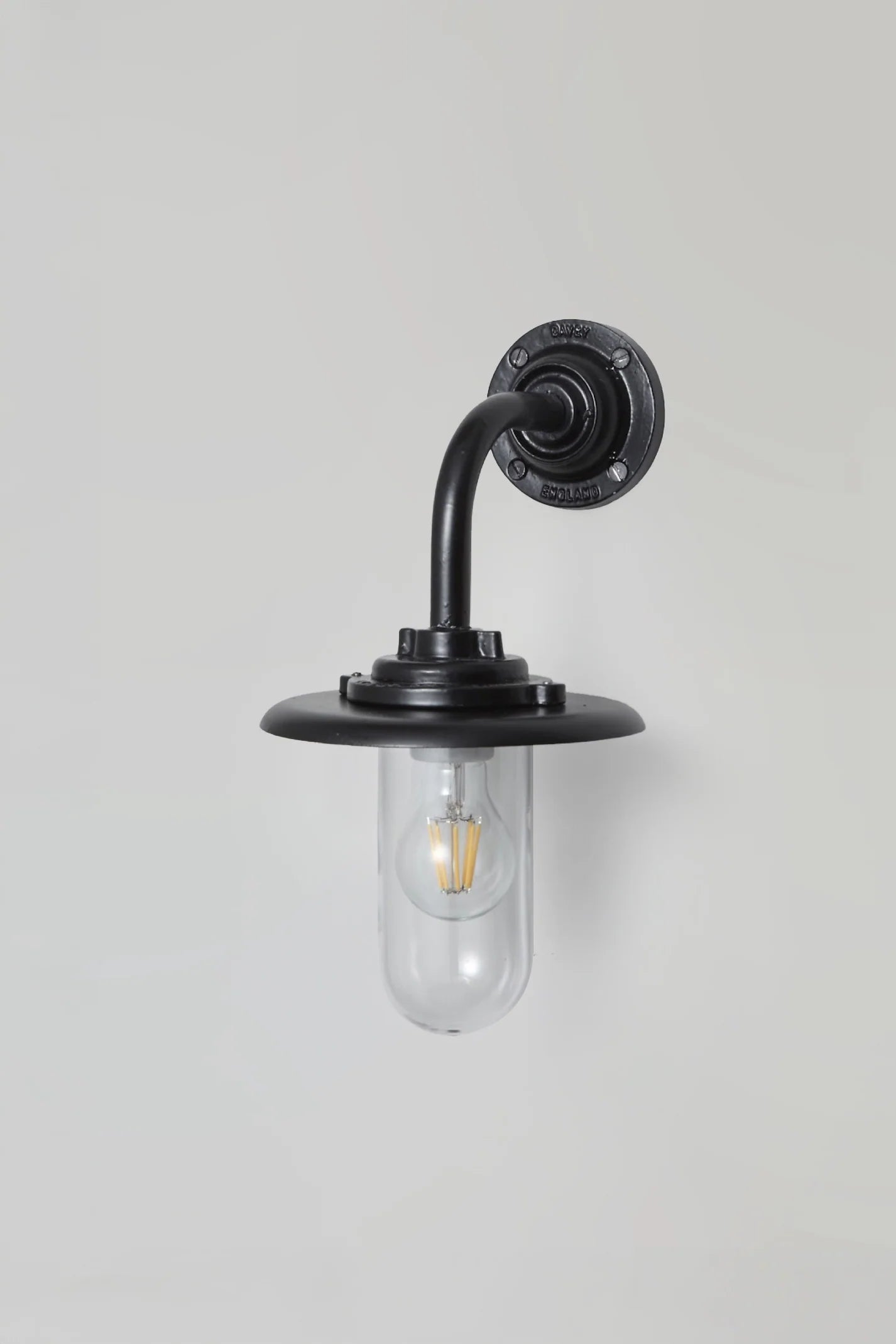 Applique coudée d'extérieure, 60W, Fixation murale simple 7677