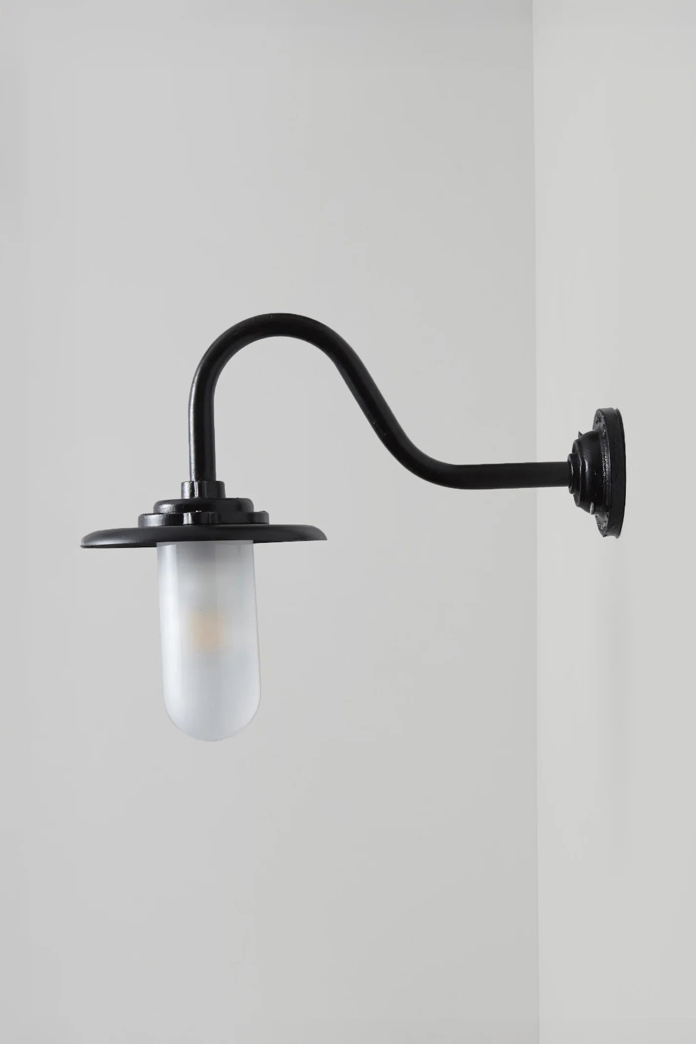 Applique coudée d'extérieure 60W, Col de cygne 7677