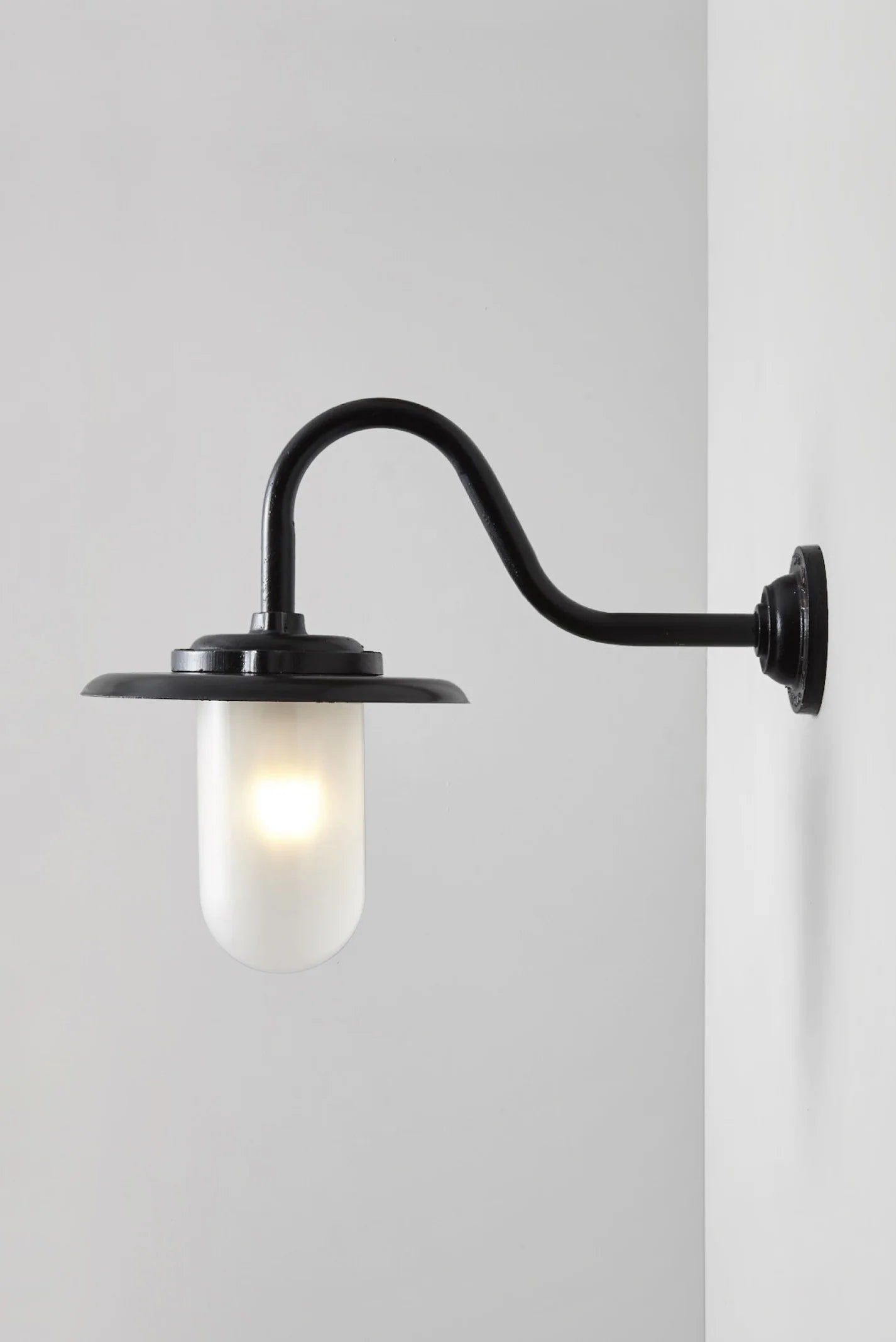 Applique coudée d'extérieure, 100W, Col de cygne 7677