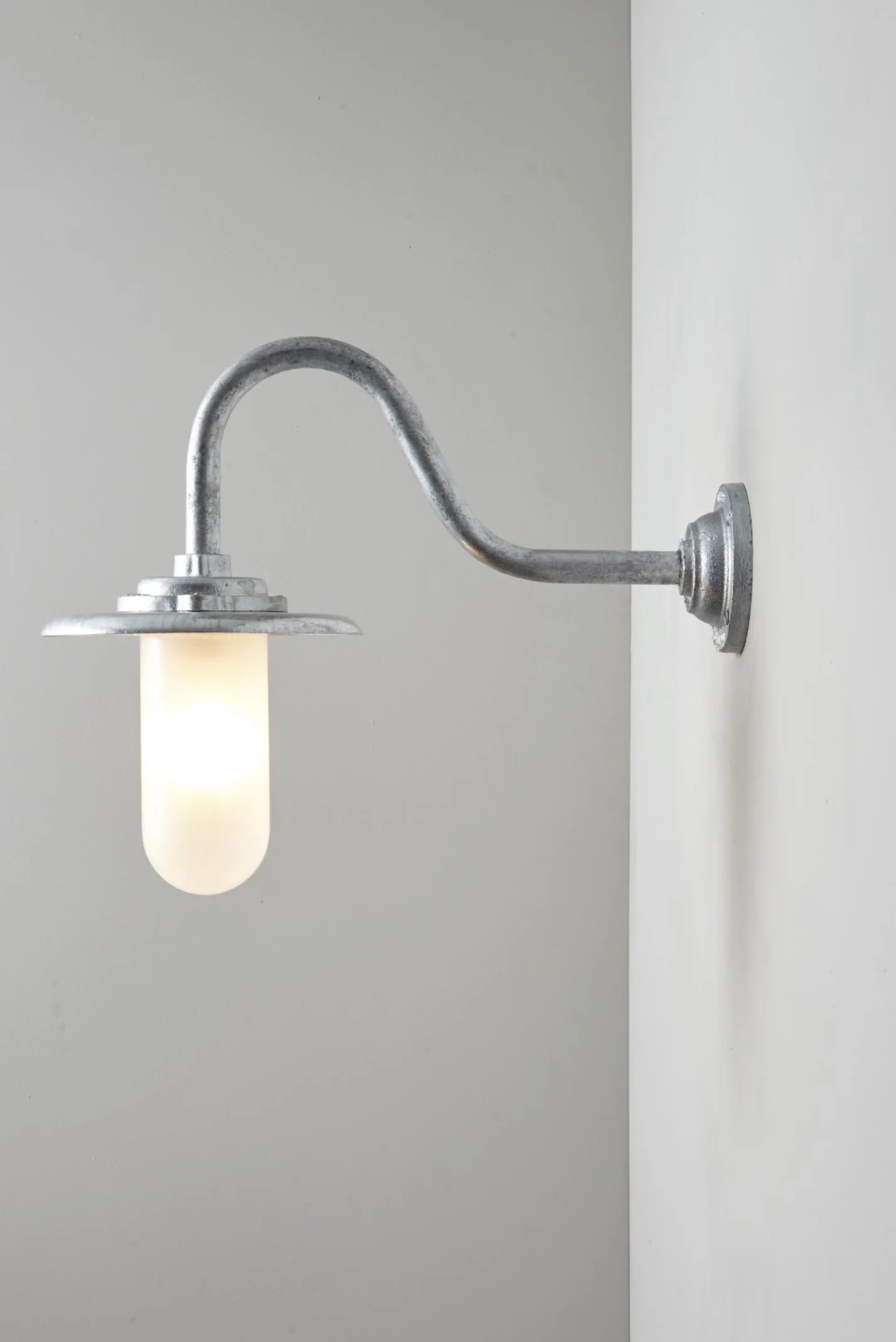 Applique coudée d'extérieure 60W, Col de cygne 7677