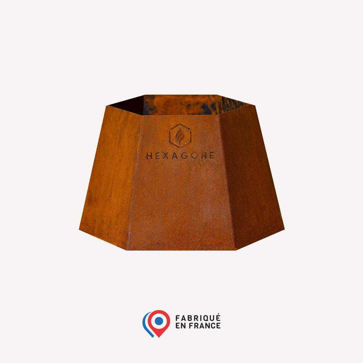 Pied bas Grand Banquet Corten