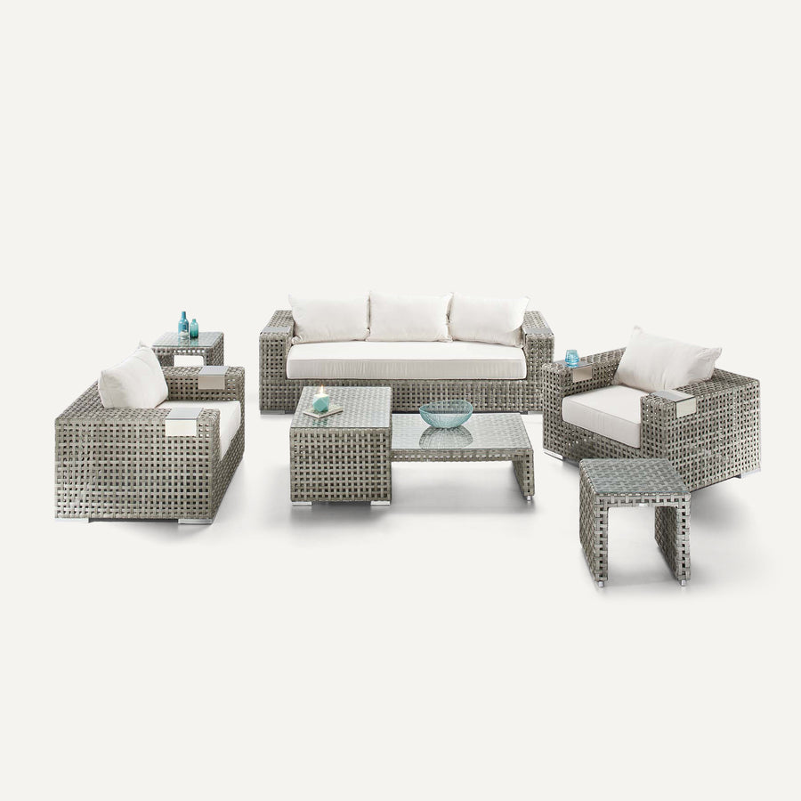 Salon Modulable pour jardin ou terrasse - Mobika PSARA