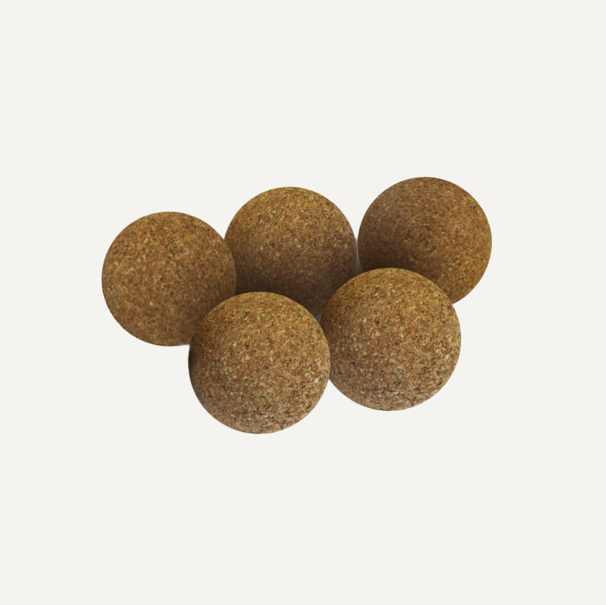 Cork Table Football Balls x5