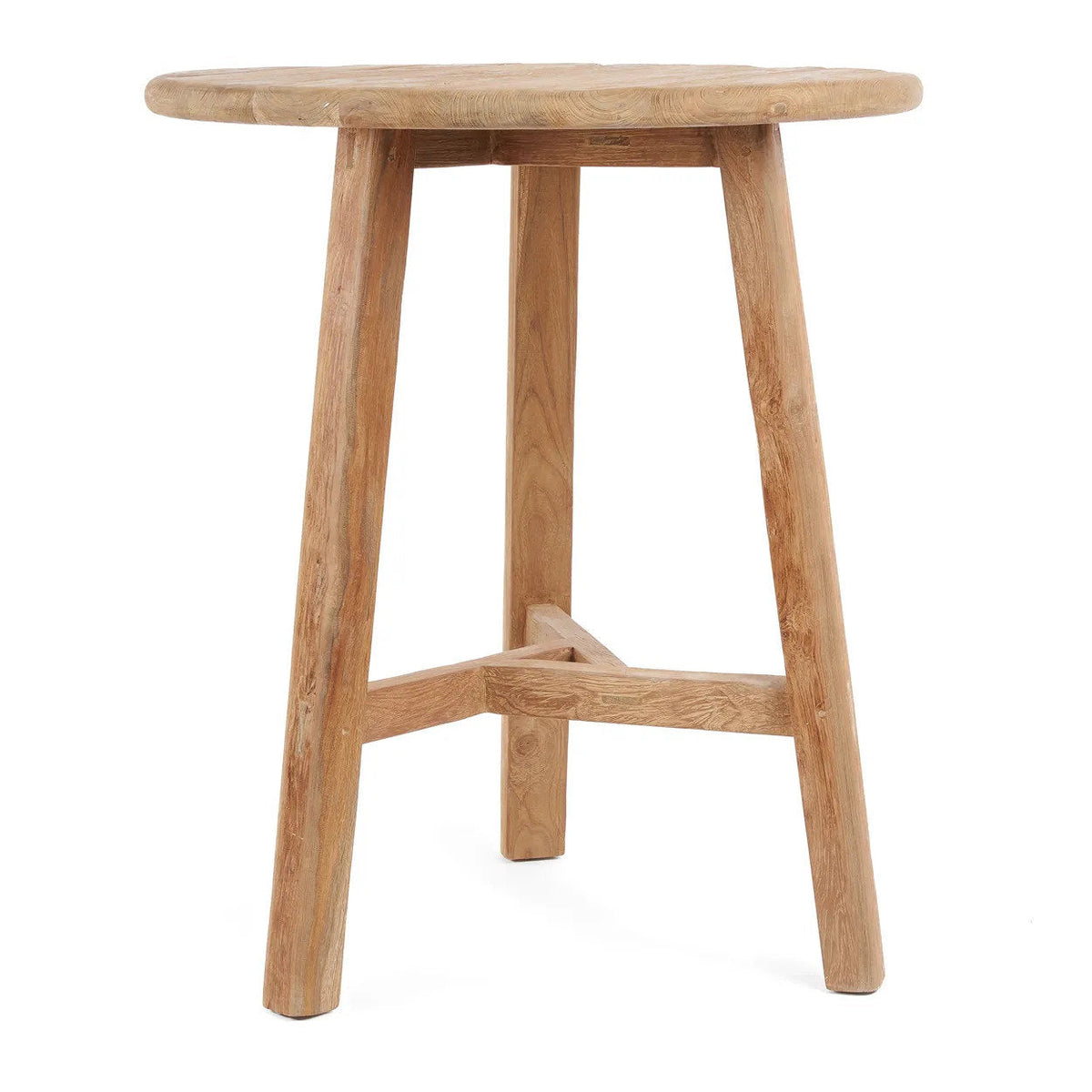 Table de bar FUSUMA en teck naturel, vue 4 – Bazar Bizar