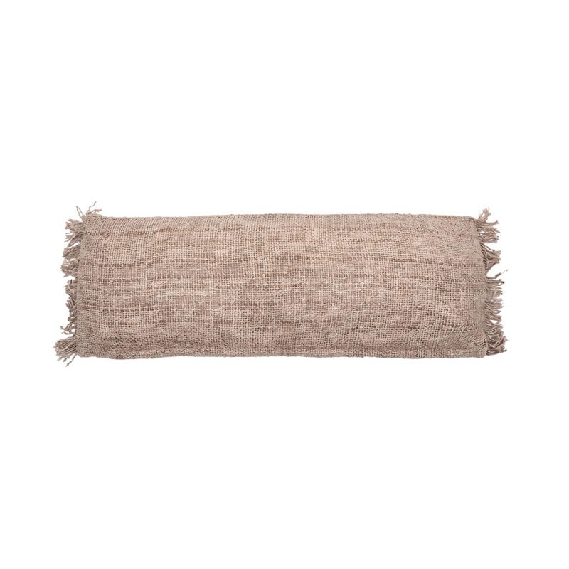 Housse de coussin OH MY GEE beige 35 × 100 cm en coton – Bazar Bizar