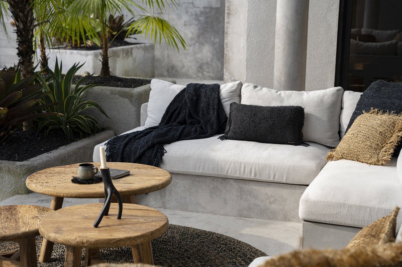 Housse OH MY GEE noir marine 30 × 50 – vue 2 – Bazar Bizar