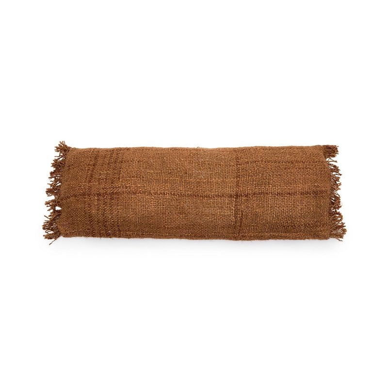 Housse de coussin OH MY GEE marron 35 × 100 cm en coton – Bazar Bizar