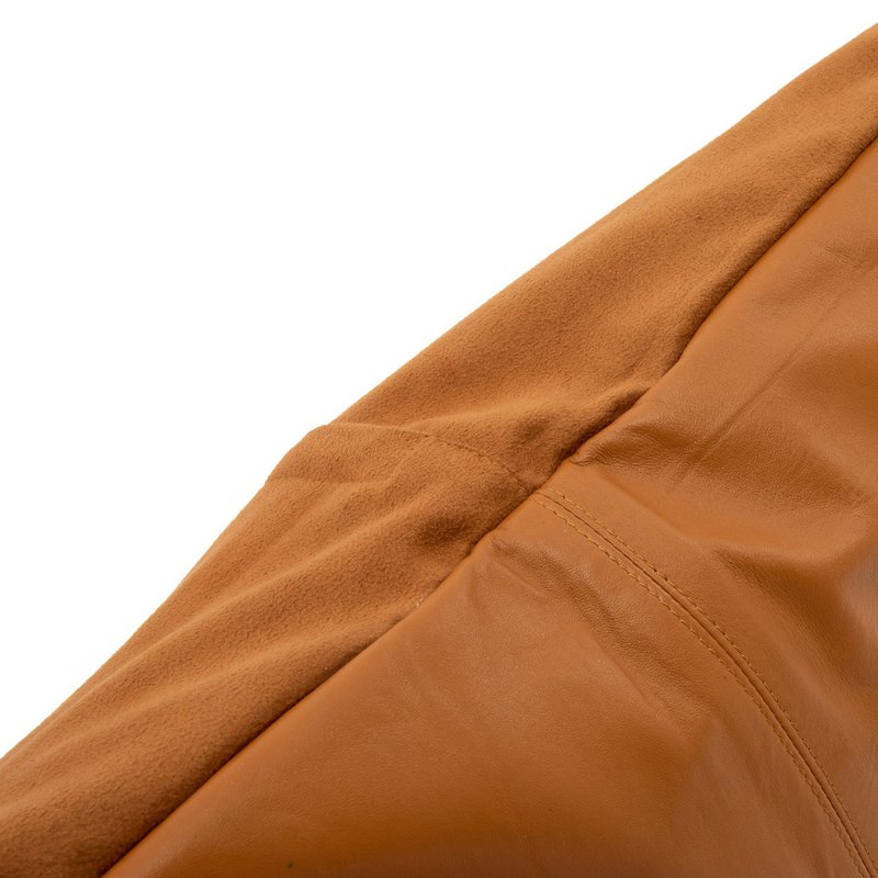 Housse cuir quatre panneaux camel 60 × 60 – vue 6 – Bazar Bizar