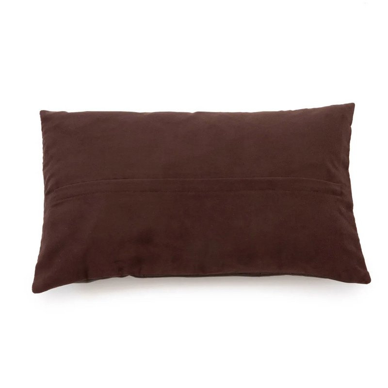 Housse cuir six panneaux chocolat 30 × 50 – vue 3 – Bazar Bizar