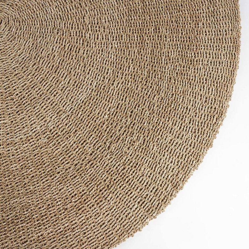 Tapis rond SIZALI en sisal naturel, Ø 200 cm