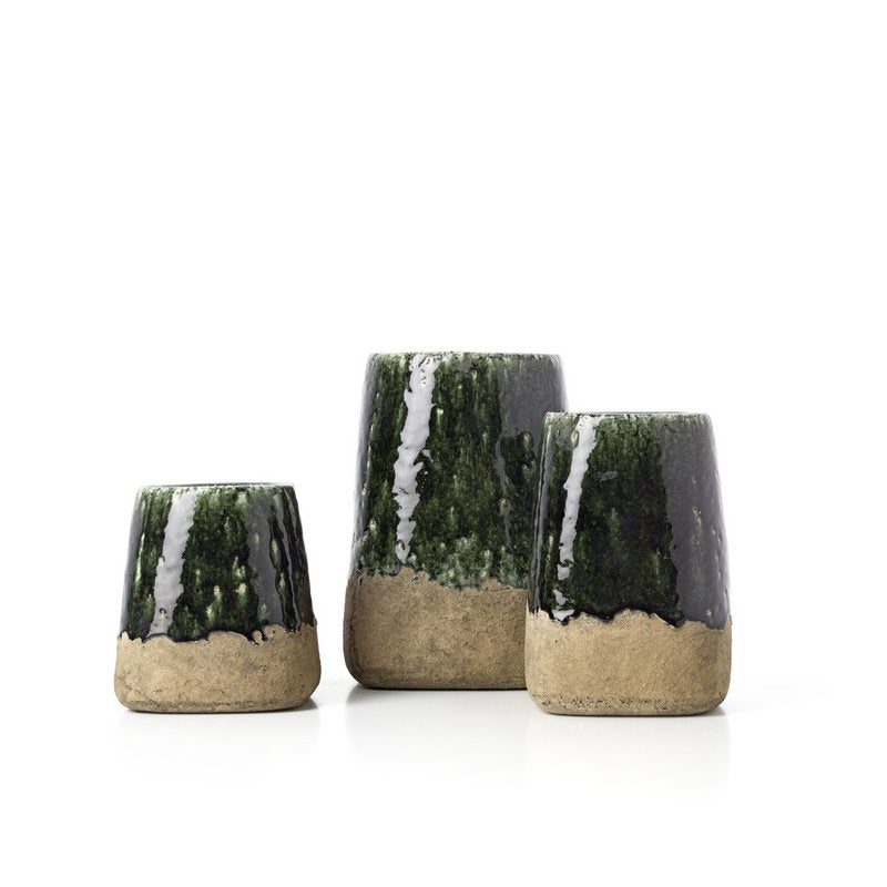 Jardinière conique MOSS taille L – vue 4 – Bazar Bizar