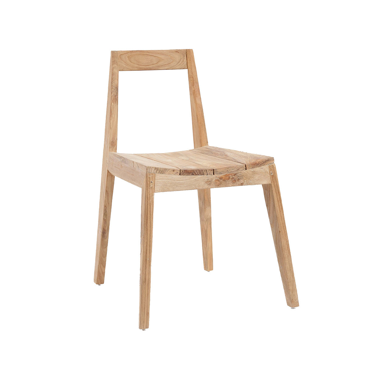 Set de 4 chaises de jardin Paxi en teck naturel – Bazar Bizar