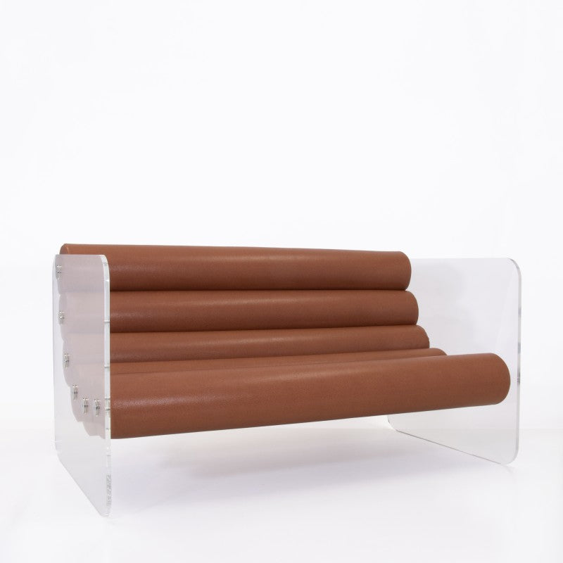 Canapé design MW02 – Parois en PMMA coulé, assise en mousse Soshagro