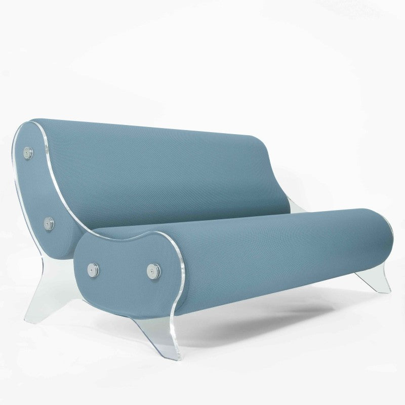 Canapé design MW06 – Parois en PMMA coulé, assise en mousse alvéolaire