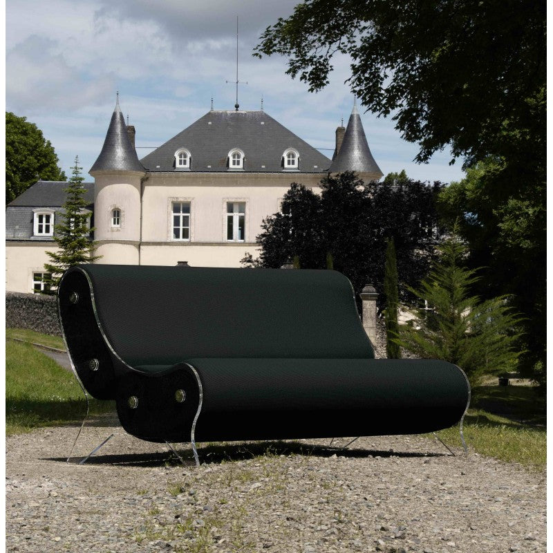 Canapé design MW06 – Parois en PMMA coulé, assise en mousse alvéolaire
