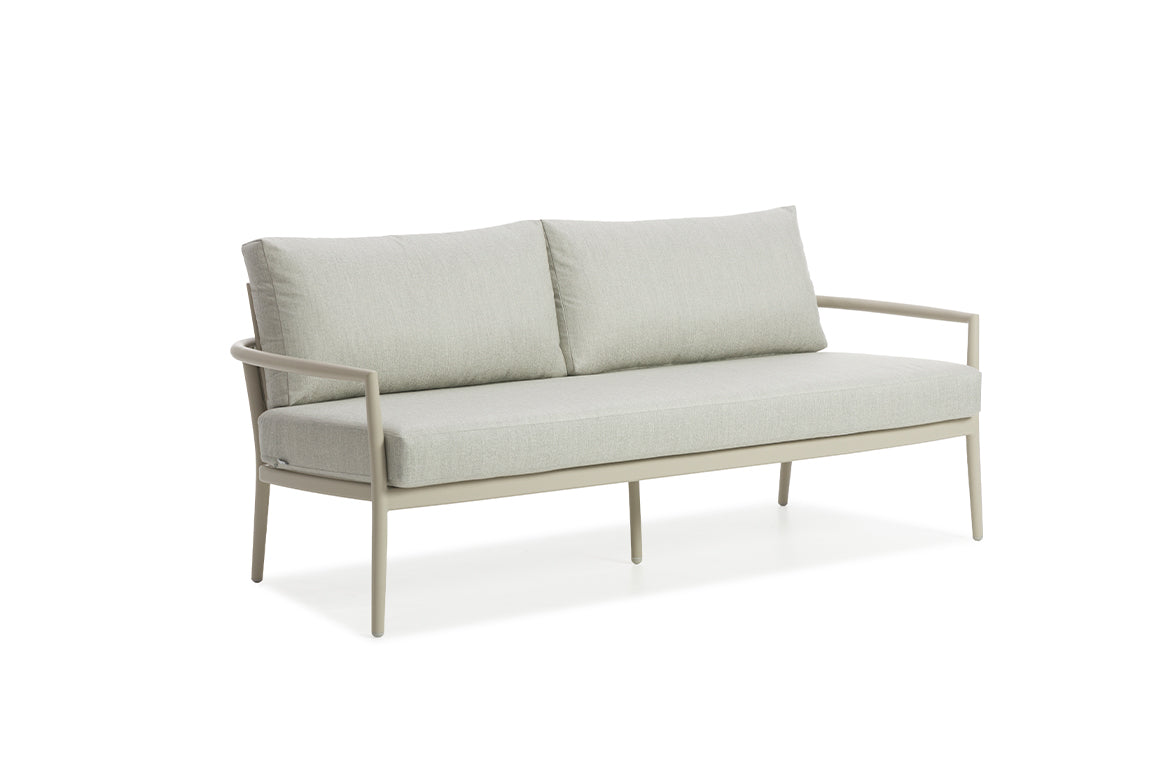 Canapé extérieur DARLING 2 places en aluminium et corde