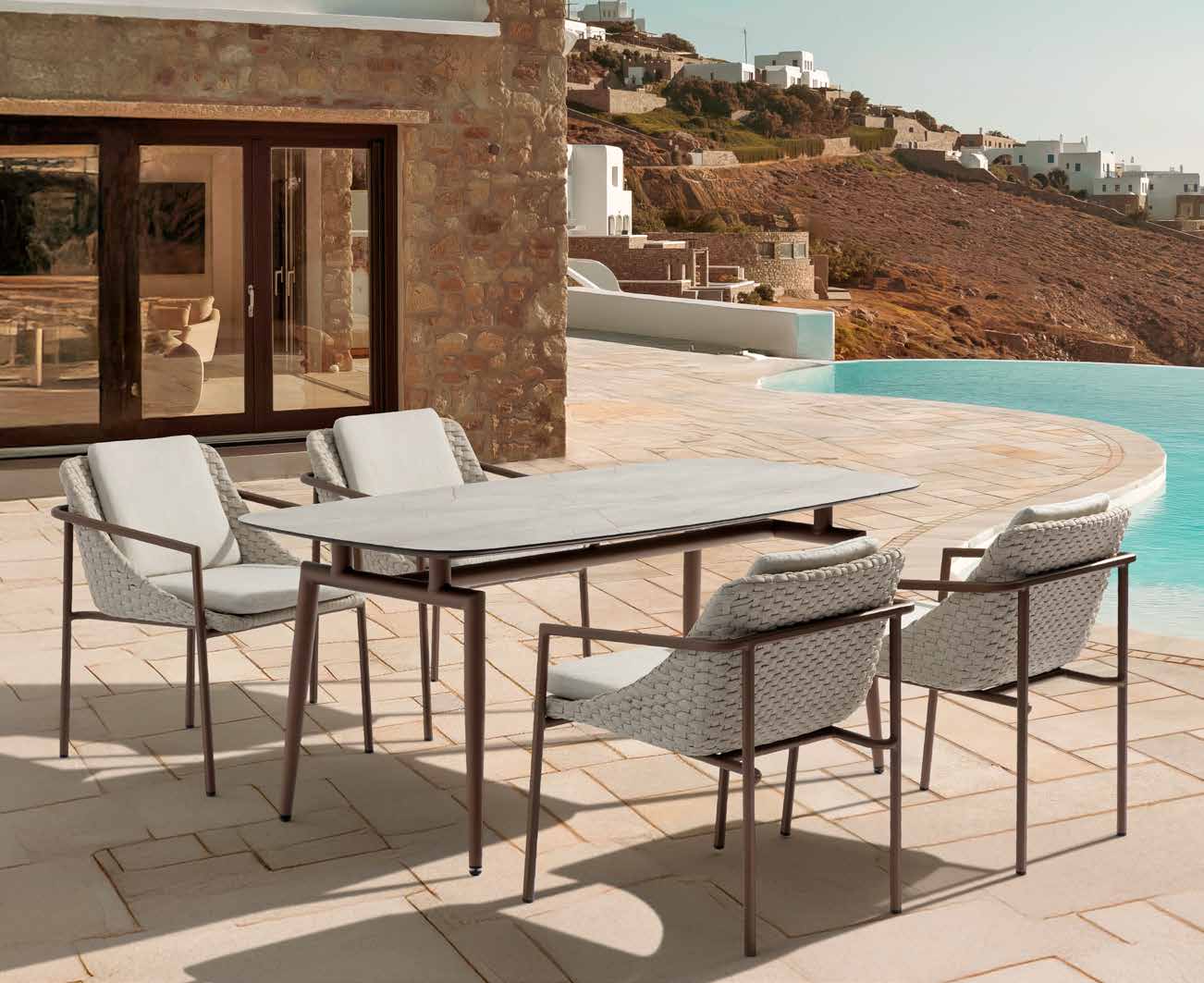 Table et chaises de repas ENJOY COUTURE Jardin en extérieur