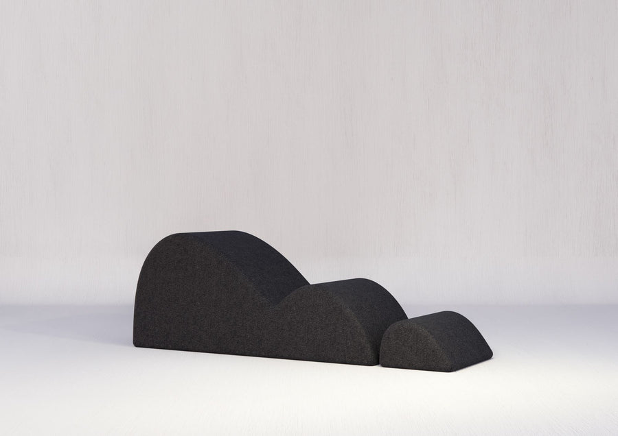 Méridiène "dunes" Nebka outdoor + repose-pied