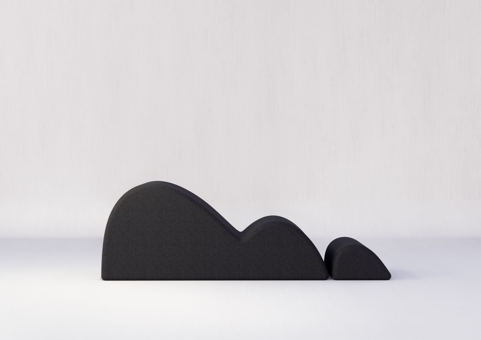 Nebka outdoor "dunes" daybed + footrest
