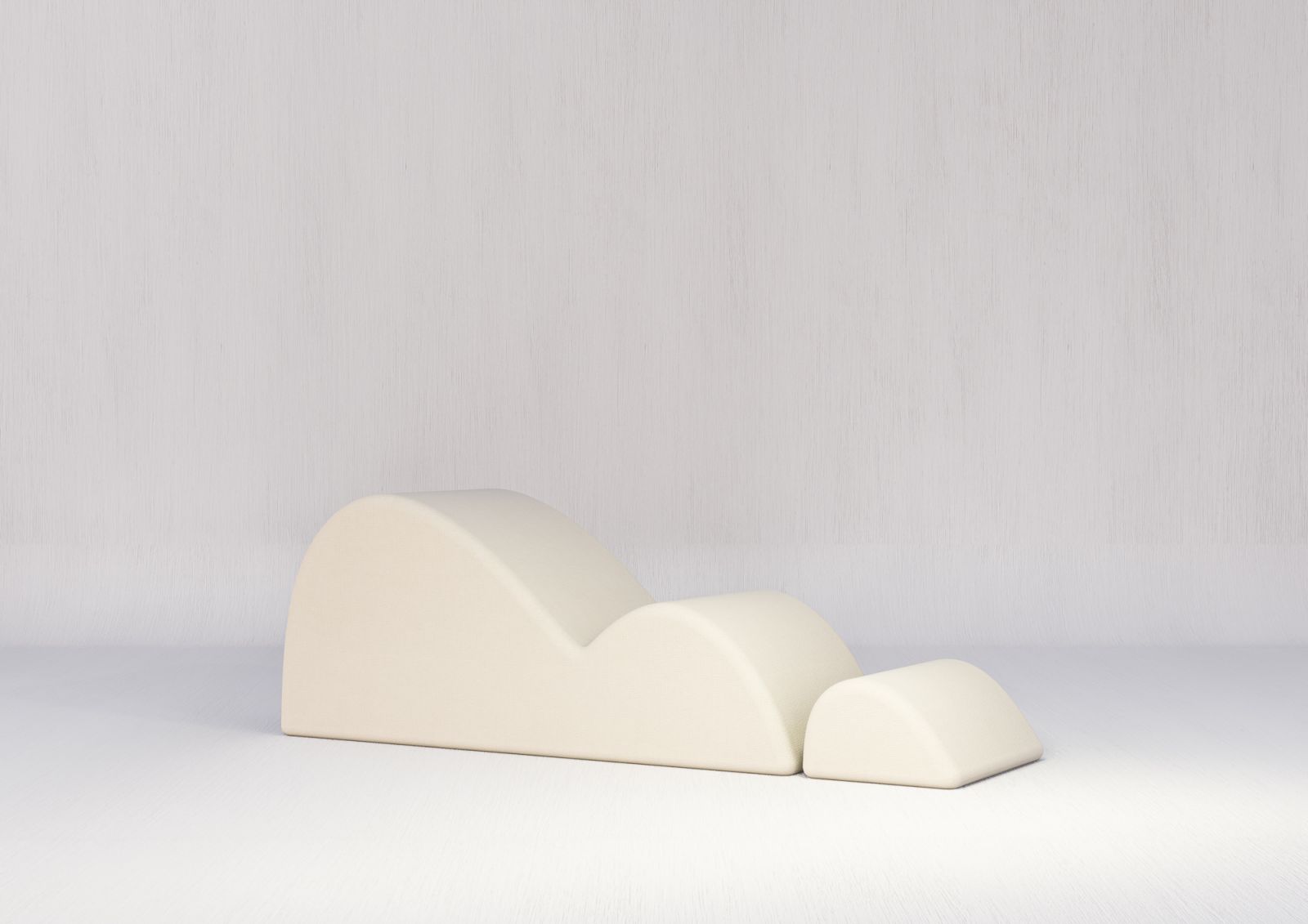 Nebka outdoor "dunes" daybed + footrest