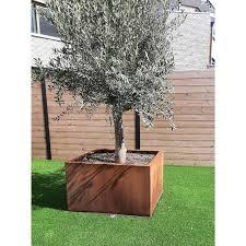 Jardinière carrée AF avec fond – HEDONI