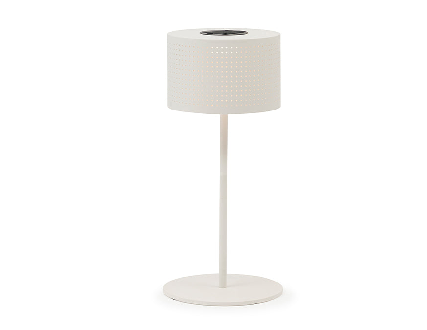 Lampadaire solaire HILO blanc – hauteur intermédiaire