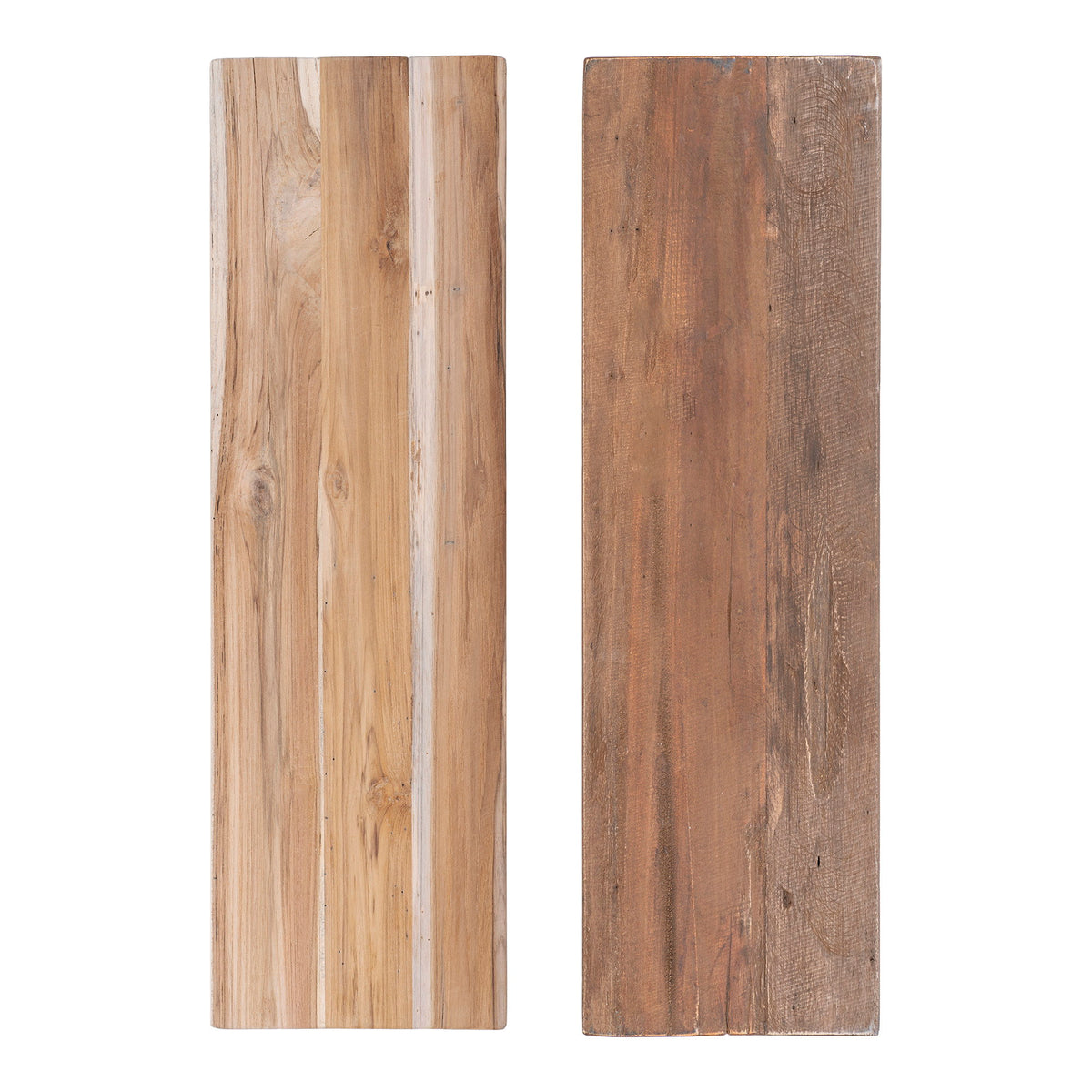 Banc BARCELONA 90 cm en teck recyclé naturel – détail du teck