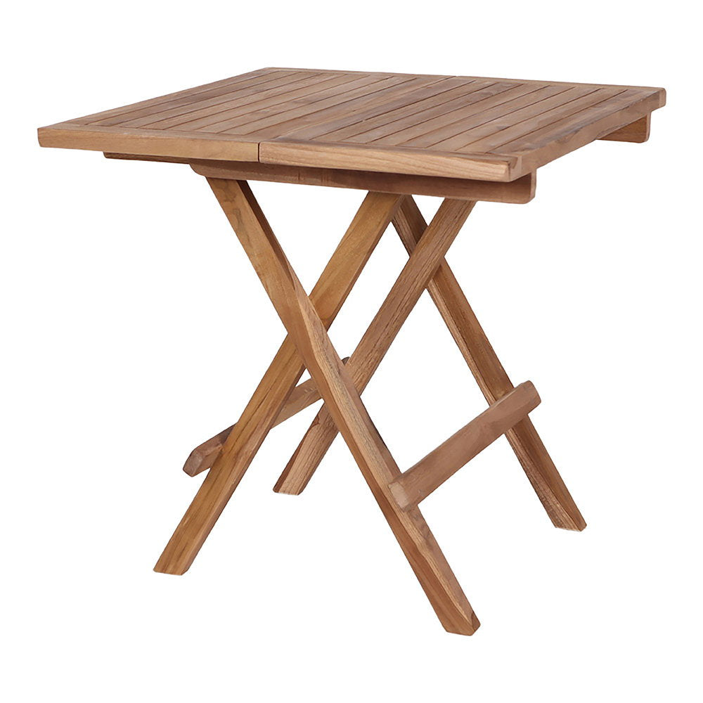 Table d’appoint BILBAO en teck 50 cm – vue complémentaire