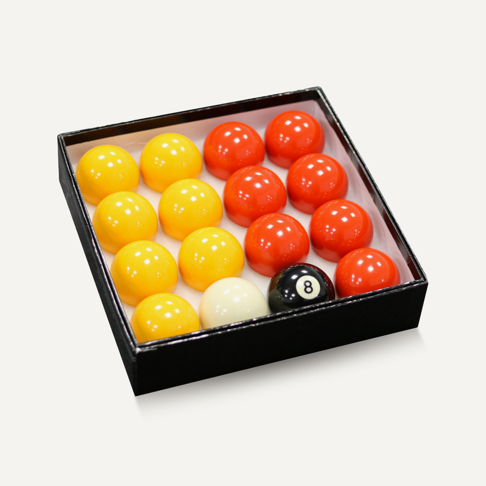 English Pool Ball Set 57.2 mm