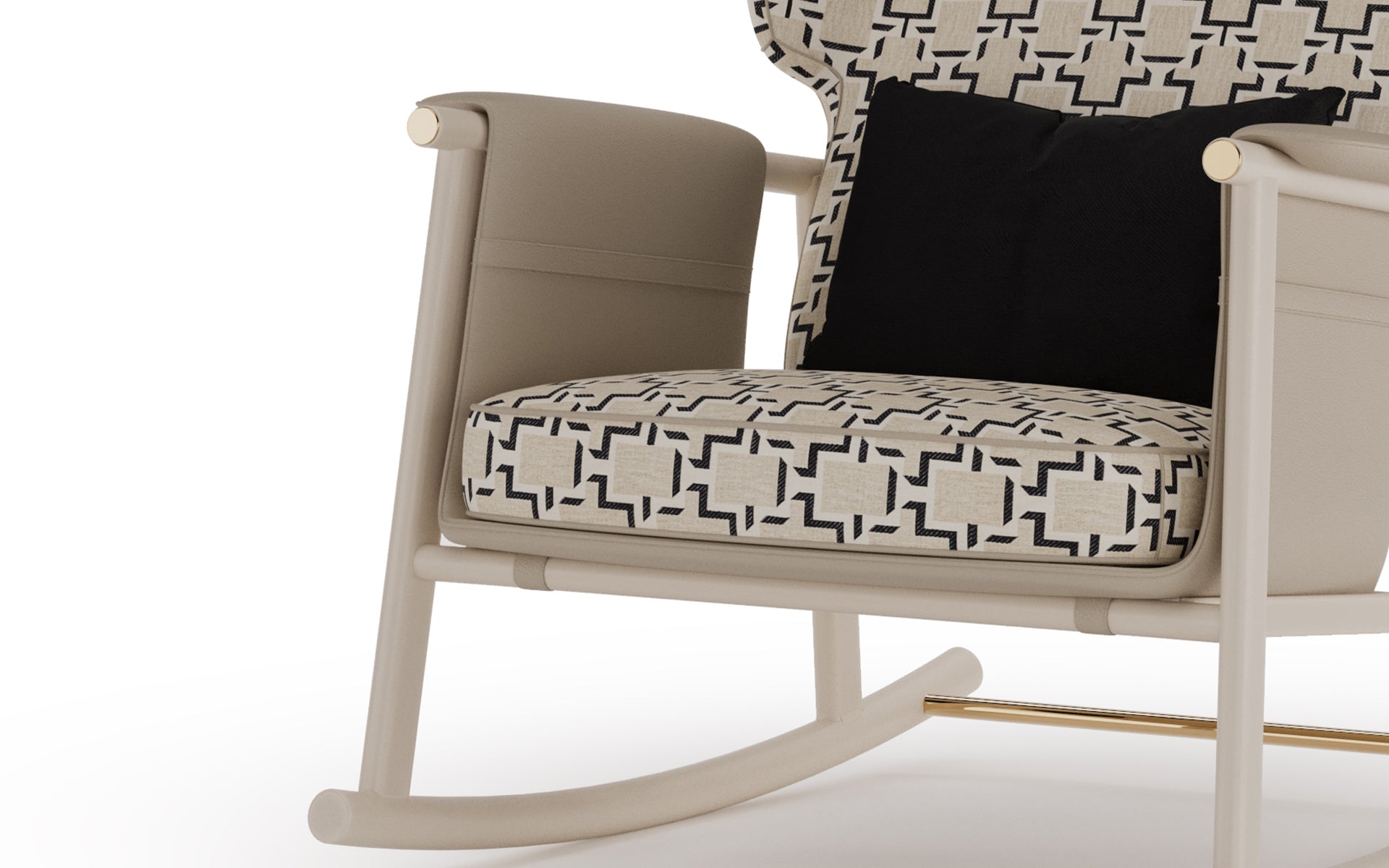 Fauteuil à bascule Chloe MyFace – détail du revêtement