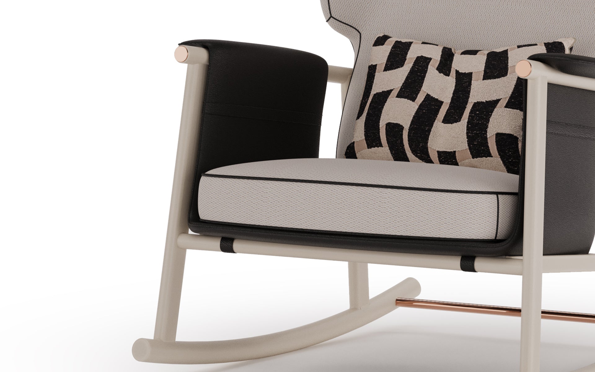 Fauteuil à bascule Chloe MyFace – détail de la structure