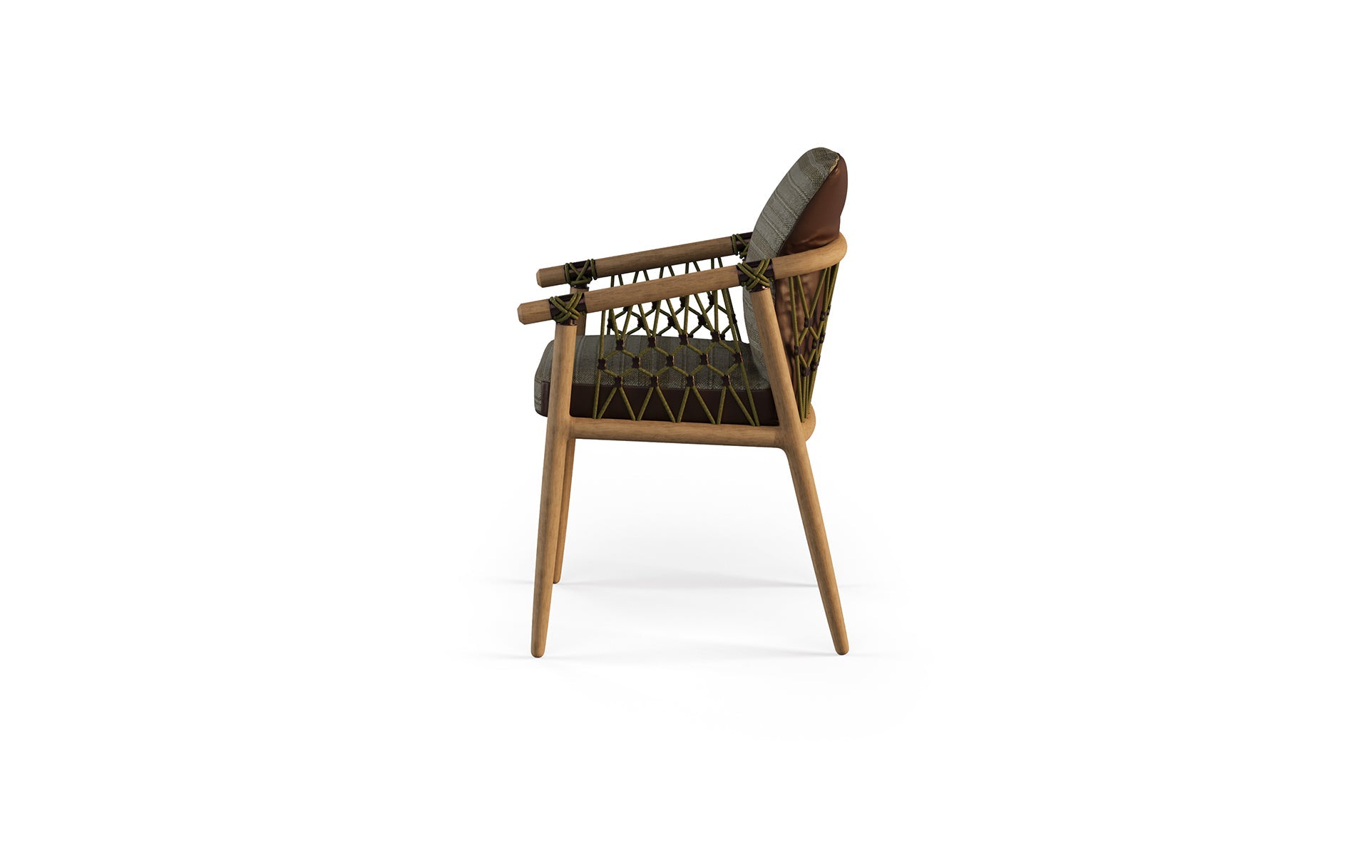 Fauteuil de salle à manger Tupi MyFace – vue latérale officielle