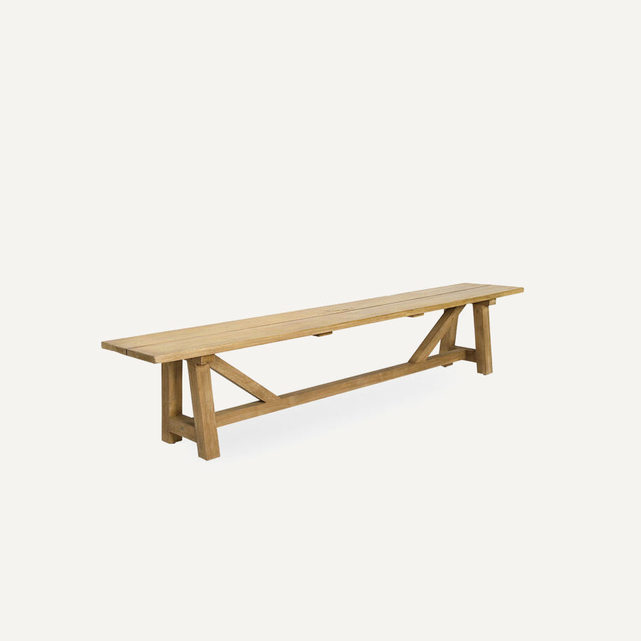 BANC GEORGE TECK AJOURE 38 X 220 CM